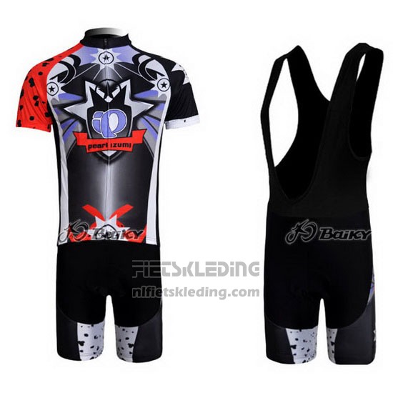 2010 Fietskleding Pearl Izumi Zwart en Blauw Korte Mouwen en Koersbroek